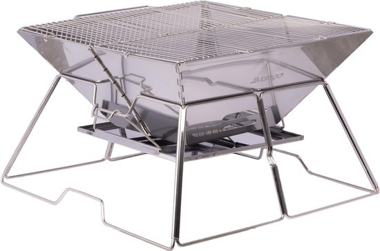 Vango Ranger Draagbare Houtskool BBQ - Compacte Stalen Barbecue