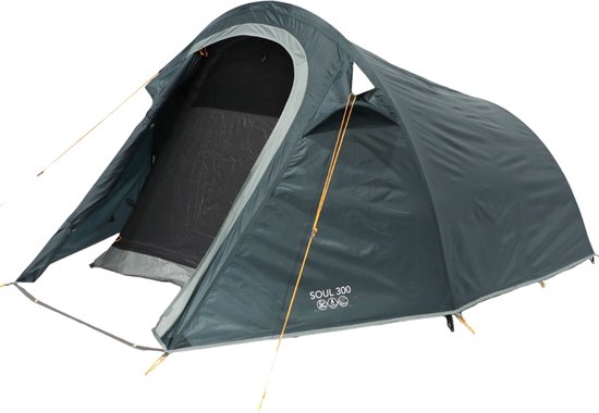 Vango Soul 300 - Trekkerstent - Tunnelontwerp - Waterdicht 3000 mm - Geschikt voor 2 Personen - Deep Blue van Merkloos