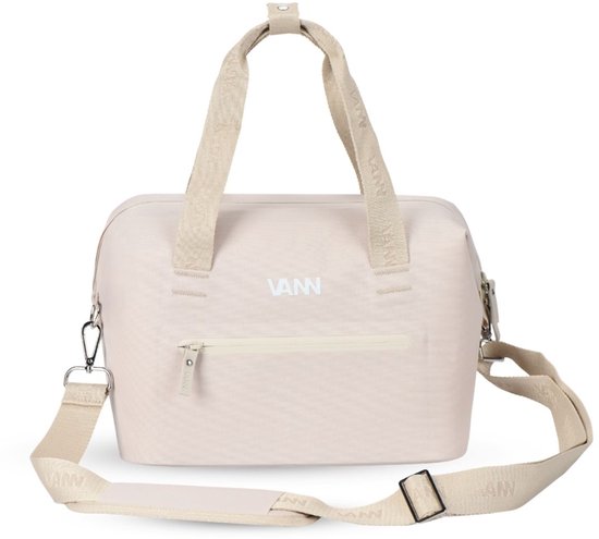 VANN Lunchtas voor Dames & Heren - Koeltas voor Lunch - 12u Koud - 6 Liter - Waterdicht & Lekvrij - Afneembare Schouderband - Gerecycled PET - Oatmeal van Merkloos