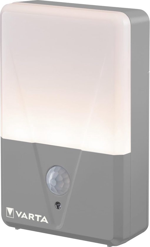 Varta 16634101421 Motion Sensor Outdoor Light Campinglamp LED 40 lm werkt op batterijen 60 g Grijs