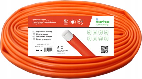 Vartco - LPG-gasslang - 10m diameter 32 mm - Flexibel en licht van Vartco