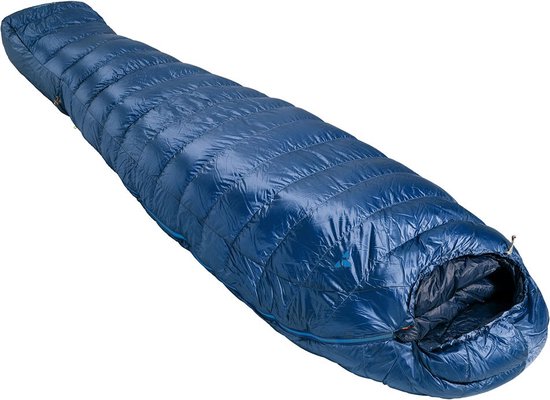 Vaude Rotstein 950 Down Slaapzak Blauw Regular / Left Zipper van Vaude