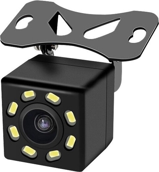 VCTparts Universele Achteruitrij Camera 8 LED voor Auto / Bus / Camper Zwart van VCTparts