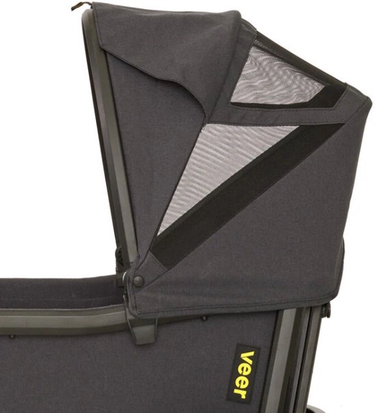 VEER Zonnekap voor Cruiser XL donkergrijs/ zwart van Qibbel