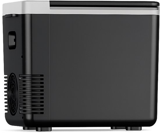 Velmio Koelbox Elektrisch 12v 230 volt - 10L - koelbox auto - Zwart - 33.5 x 20.30 x 28.5cm - incl Snoeren/stroomaansluiting