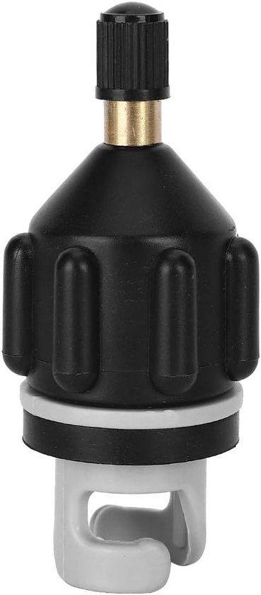 Ventiel Adapter - Boot Ventiel - Boot Opblazen - Lichtgewicht Compact - 33 Grams - Zwart