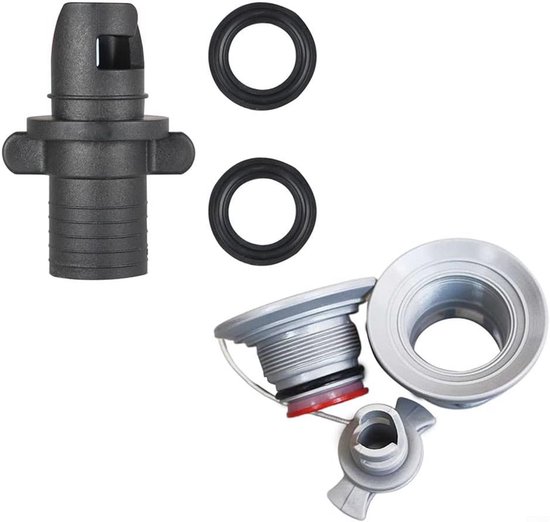 Ventiel Adapter PVC voor Kayak en Opblaasbare Boten - Acht Gaten van Merkloos