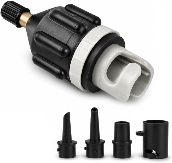 Ventiel Adapter Set - Sup Accessoires - Opblaasbare Artikelen Vullen - Universele Compatibiliteit - 15 x 15 x 1 cm