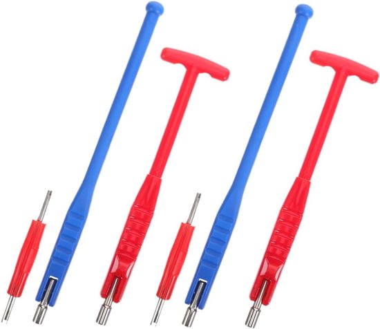Ventiel Trekker Kit - Band Ventiel Tool - Banden Repareren - Metaal en Kunststof - 27.7 cm - Zwart