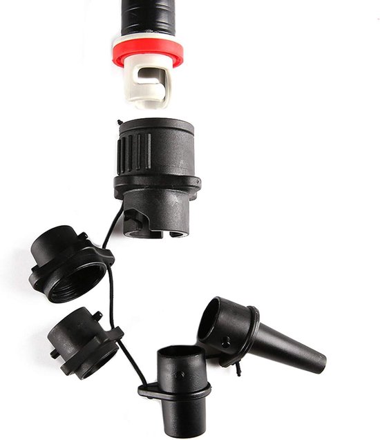 Ventieladapter - Pompadapter Opblaasboot - Waterpret Verhogen - Lekvrij Ontwerp - 10 x 10 x 8 cm - Stijl A