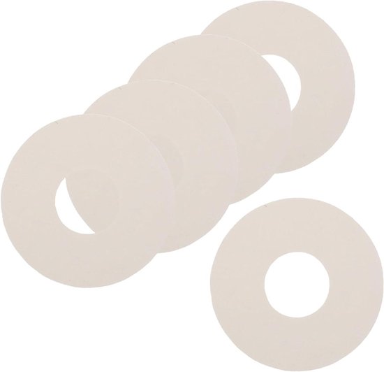 Ventieldichting Set - Luchtventiel Pakking - Opblaasbare Producten - Lekvrije Afdichting - 9x9 cm - Wit