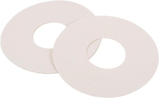 Ventieldichtingen - Luchtdichte Afdichtingen - Opblaasbare Boot - Duurzaam PVC Materiaal - 9x9 cm - Zwart