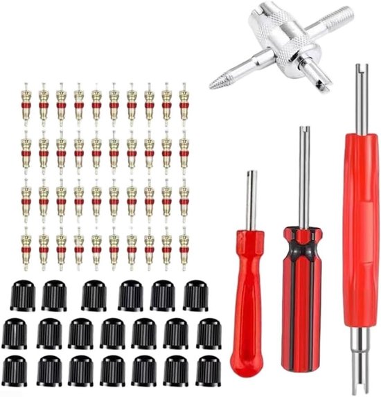 Ventielkern Gereedschapset - Band Reparatie Kit - Band Onderhoud - Uitgebreide Stukken Set - 20 x 10 x 2 cm