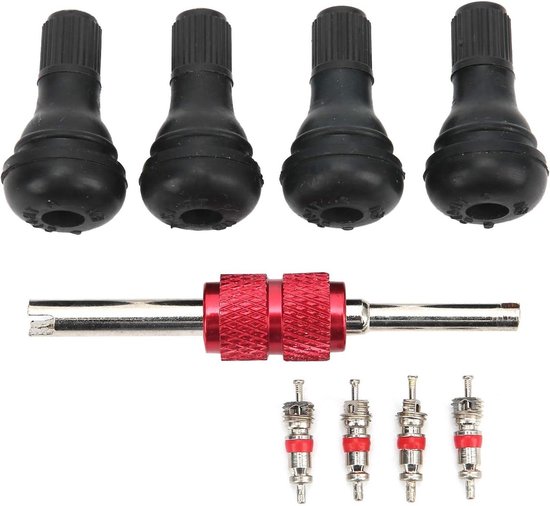 Ventielkern Verwijderaar - Reparatie Kit - Band Onderhoud - Anodiseerde Afwerking - 60 g - Populaire Kleur