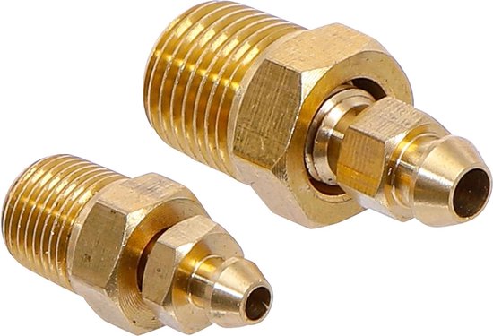 Ventielreparatieset - Draadbus reparatie - Auto Onderhoud - 2 NPT Maten - 16.5 cm - Meerkleurig
