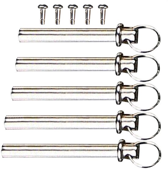 Ventilator Reparatie Set - Klinknagels Messing - Vouwwaaiers Repareren - Robuuste Messing Constructie - 5 Maten - Messing