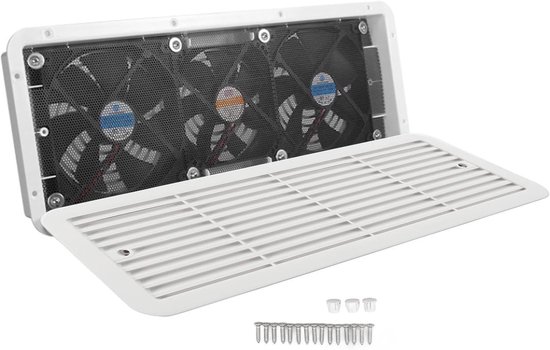 Ventilator voor camper koelkast 12V - caravan koelventilator met net