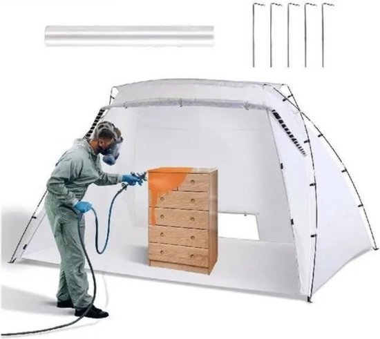 Verftent - Draagbare Verf Spuiterij - Spuitcabine - Verf Accessoires van VER