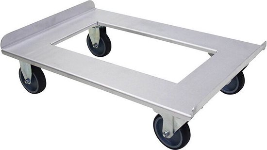 Verrijdbaar Onderstel Voor Euronorm (600x400mm) Voorlader Thermoboxen, Gastro-Inox 307.552 van VER