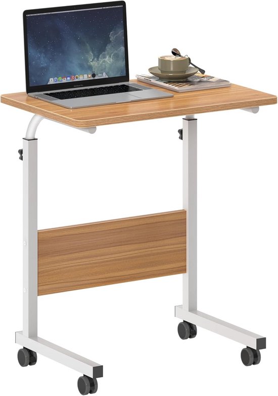Verstelbare Laptoptafel voor Bed en Sofa 60x40cm - Ideaal als Bijzettafel en PC Tafel