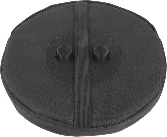 Verstelbare Opvouwbare Kruk met Kussen voor Kamperen, Waterdichte Zitmat, Lichtgewicht Outdoor Accessoire