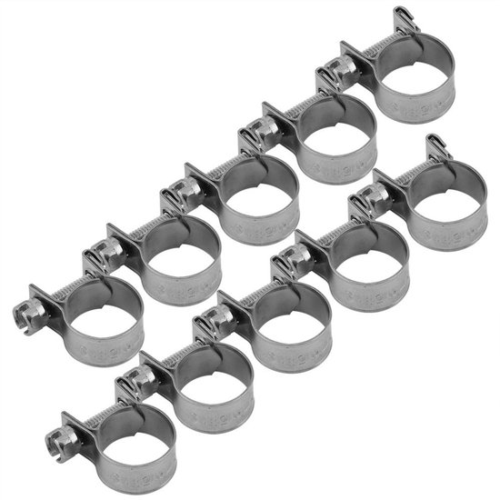 Versterkte Slangklem met Pin 100mm voor Brandstofleidingen - RVS Mini Slangklem Clip voor Hand- en Power Tools, Opties van 6mm tot 20mm