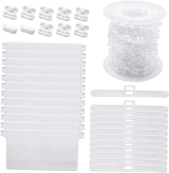 Verticale Gordijn Accessoires - Reparatieset Jaloezieën - Vensterdecoratie Onderhoud - Duurzaam Kunststof Materiaal - 20 x 10 x 10 cm
