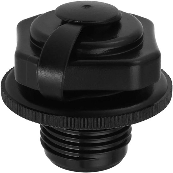 Vervangende Klep - Luchtklep Deksel - Opblaasbare Badkuip - Hoge Dichtheid Kunststof - Diameter 235 mm - Zwart van Merkloos