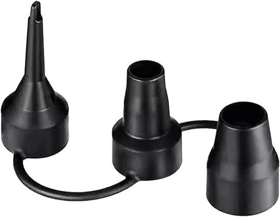 Vervangende spuitmonden luchtpomp - Opblaas adapter - Opblaasbare spullen vullen - 3 maten in 1 van Merkloos