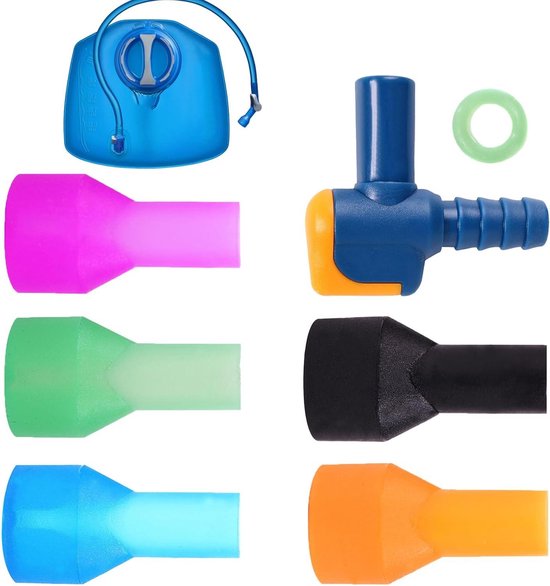 Vervanging bijtventiel - Drinksnavel lekpreventie - Outdoor activiteiten - Zelfdichtende technologie - 6 of 7 delig - JC-1011