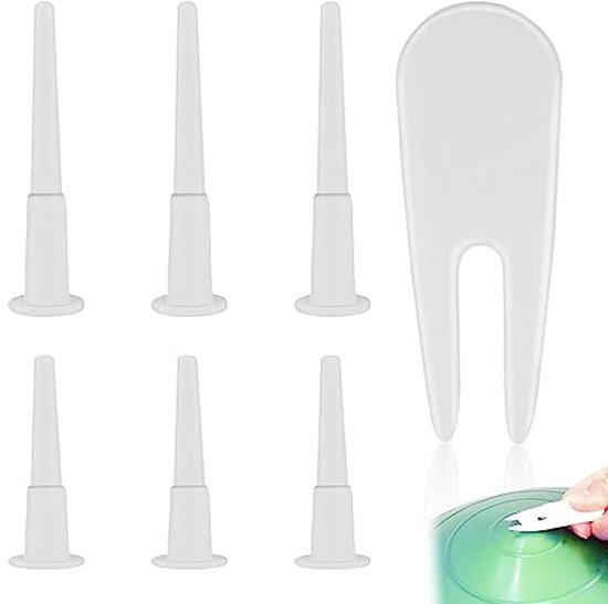 Vervangingsset voor Oefenbalpluggen met Verwijderingshulpmiddel - Perfect voor Yogaballen en Fitnessballen van Merkloos