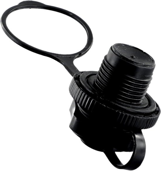 Vervangingsventiel - Lucht Schroef - Opblaasbare Boot - Precieze 22mm Pasvorm - 5 x 2 x 1 cm - Zwart
