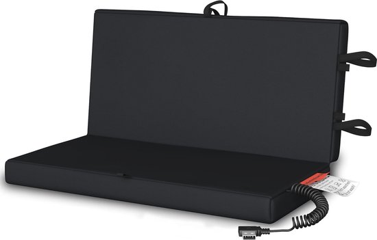 Verwarmd Zitkussen met USB Aansluiting - Draadloos opvouwbaar Warmtekussen voor Buiten en Binnen, 35 x 35 cm