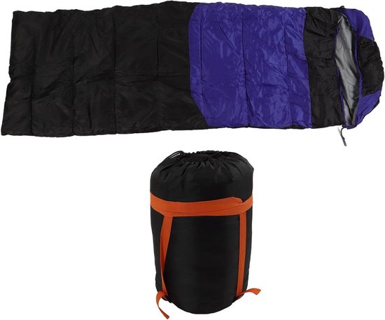 Verwarmde Slaapzak - Elektrische Slaapzak - Kamperen Buiten - Warmte Vasthoudend - 210 x 75 cm - Blauw