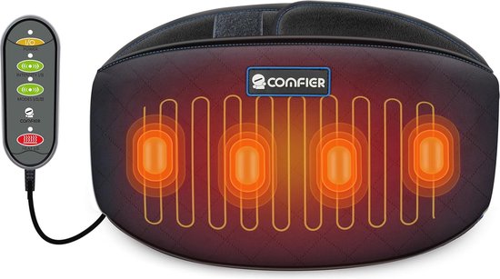 Verwarmingsgordel met Trillingsmassage voor Rugpijn - Snelle Opwarming en Comfortabel Gebruik van Caresmith