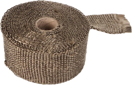 Verwijderbare brandveilige isolatie voor verwarmingsbuizen, hittebestendig en weerbestendig met verstelbare diameter en 2 klemmen voor optimale bescherming