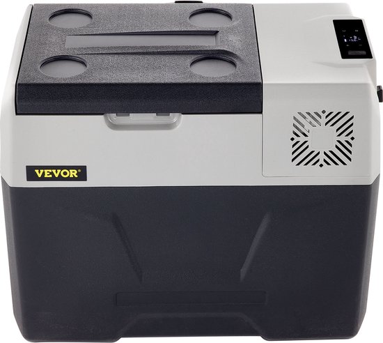 VEVOR 30 L Mini-Autokoelkast ,45w, Met Batterijbeschermingssysteem en 2 Netsnoeren, voor Boten, Vrachtwagens, Auto'S, enz van VEVOR