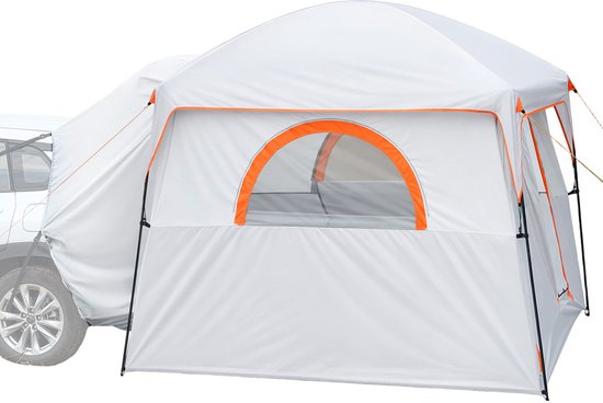 VEVOR Achterkleptent, Autotent voor 6 Personen, 3048 X 2743 X 2200 mm, Waterdicht (Pu2000 mm) Kampeertent met Geventileerde Deuren En Muggennetten, Achterkleptent voor Suv's voor Kamperen, Wandelen En Andere Buitenactiviteiten