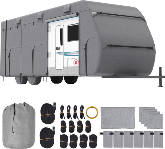 VEVOR Caravanhoes Caravan Beschermhoes Dekzeil RV Beschermfolie 6,7-7,3m