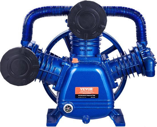 VEVOR Compressorunit Zuigercompressor Luchtcompressor 10 Pk Drie Cilinders van Merkloos