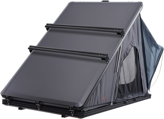 VEVOR Daktent Harde Schaal 2-3 Persoons Waterdichte Jeep Suv Vrachtwagen Ladder 272kg van Vevor