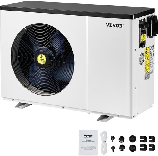 VEVOR Elektrische Zwembadwarmtepomp 1,48-7,11 KW Energiebesparende Variabele Frequentie van VEVOR