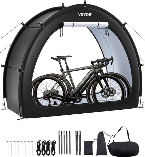 VEVOR Fiets Tent Fiets Garage Fietsstalling 1-2 Fietsen 1706x2011x792mm van Merkloos