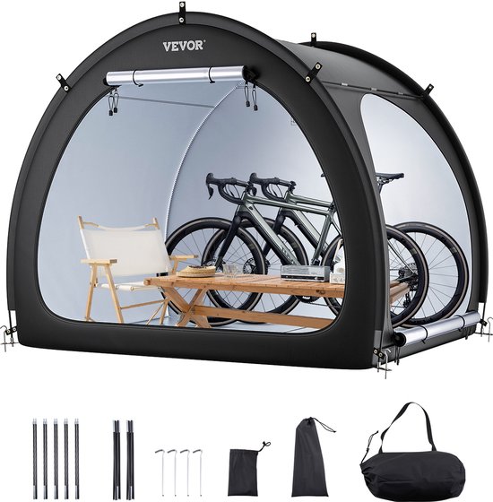 VEVOR Fiets Tent Fiets Garage Fietsstalling 4-5 Fietsen 1706x2133x1524mm van Vevor