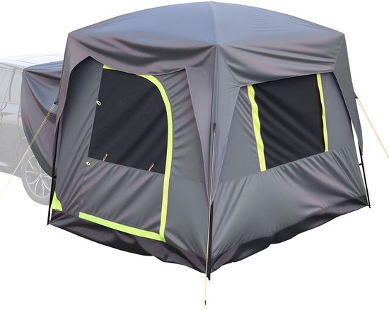 VEVOR Kampeertent SUV Buitentent met Ramen Waterdicht 248x308cm Autotent van Merkloos