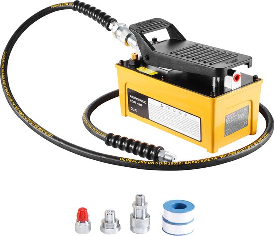 VEVOR Luchthydraulische Pomp Hydraulische Pomp 10.000 PSI Luchthydraulische Pomp 1,6 L van Merkloos