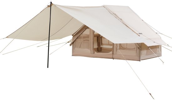 VEVOR Opblaasbare Tent 3-5 Persoons Glamping Tent met Pomp Luifel 3x2x2m van Vevor
