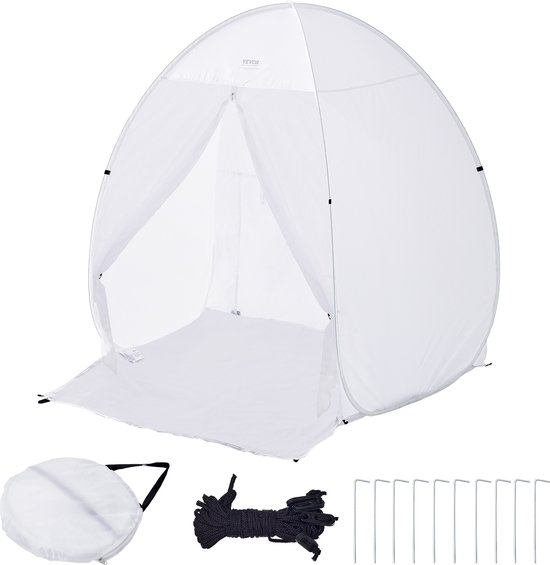 VEVOR Spuitcabine Spuitverf Spuitverf Beschermende Tent Pop-Up 1524 x 1524 x 1778mm van Vevor