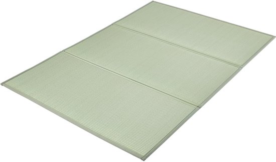 VEVOR Tatami-mat, opvouwbaar tatami-matras, natuurlijke junkruid, vloermatras met antislip achterkant en frisse geur - ShopVlot
