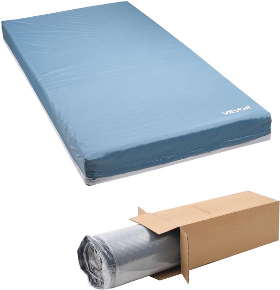 VEVOR Verpleegmatras 204kg Medisch Bedmatras Ziekenhuis 2030x914x153mm